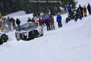Winter Rally Covasna 2013: Szabo Gergo / Borbely Karoly HU/RO Mitsubishi EVO 10 