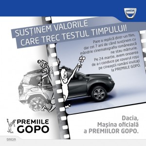 Dacia: „Susținem valorile care trec testul timpului”
