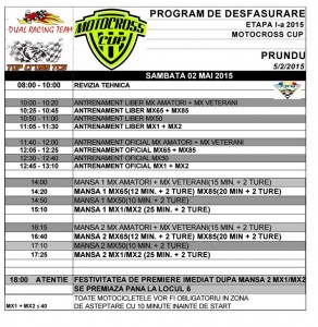 Program Motocros Cup