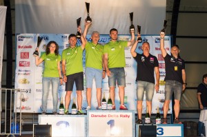 Podium Danube Delta Rally_Gergo Szabo si Karoly Borbely locul 3