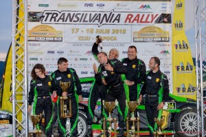 Podium Napoca Rally Academy - Transilvania Rally 2015