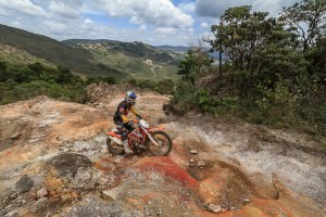 Martin Freinademetz in timpul cautarii traseelor in Brazilia