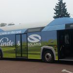 Autoritățile din douăsprezece orașe din țară testează în premieră un autobuz cu hidrogen de la Solaris
